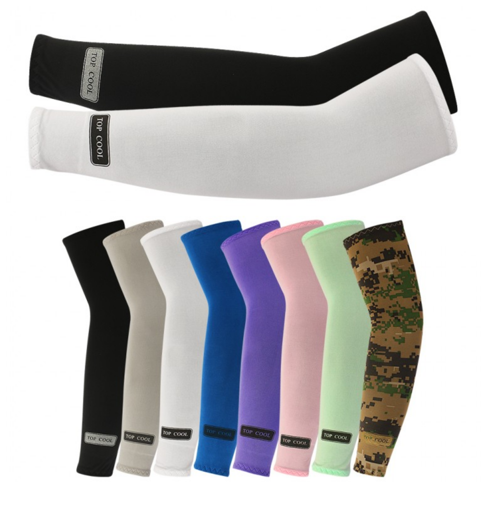 Top Cool Compression UV Protection Arm Sleeve 1 Pair 