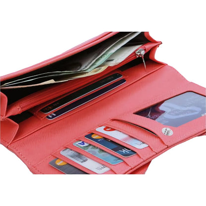 women long wallet with ribbon