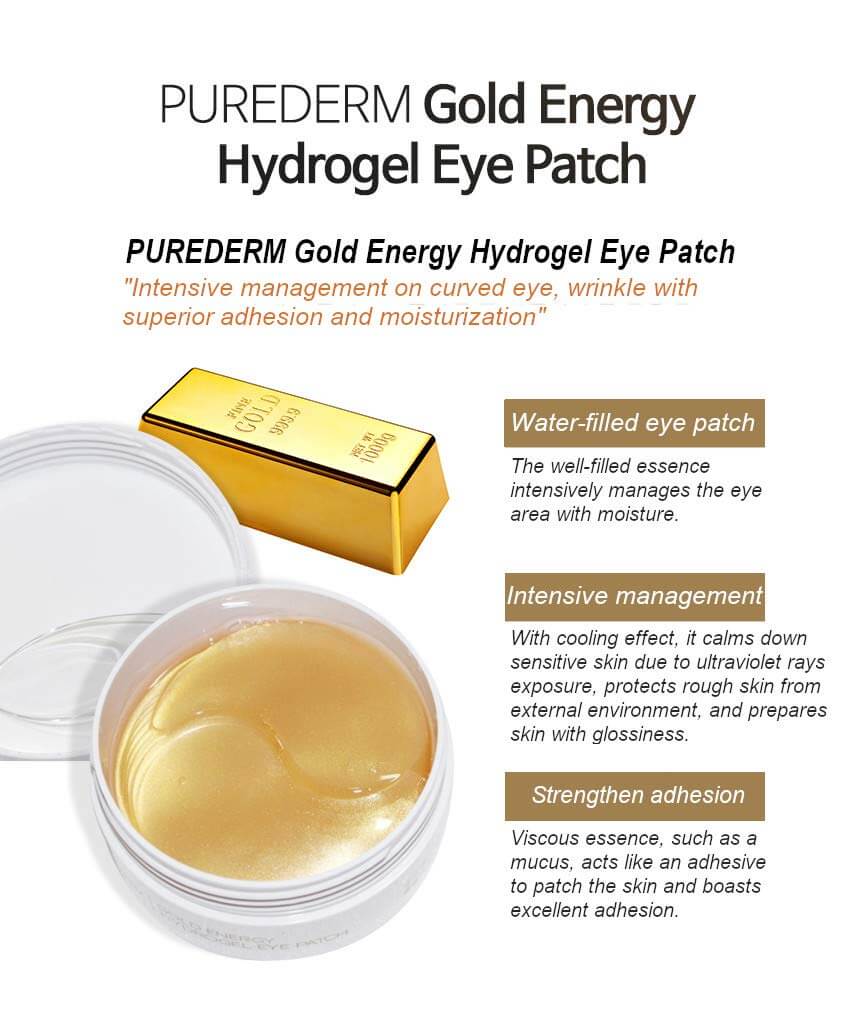 Purederm Gold Energy Hydrogel Eye Patch - CIRCLO