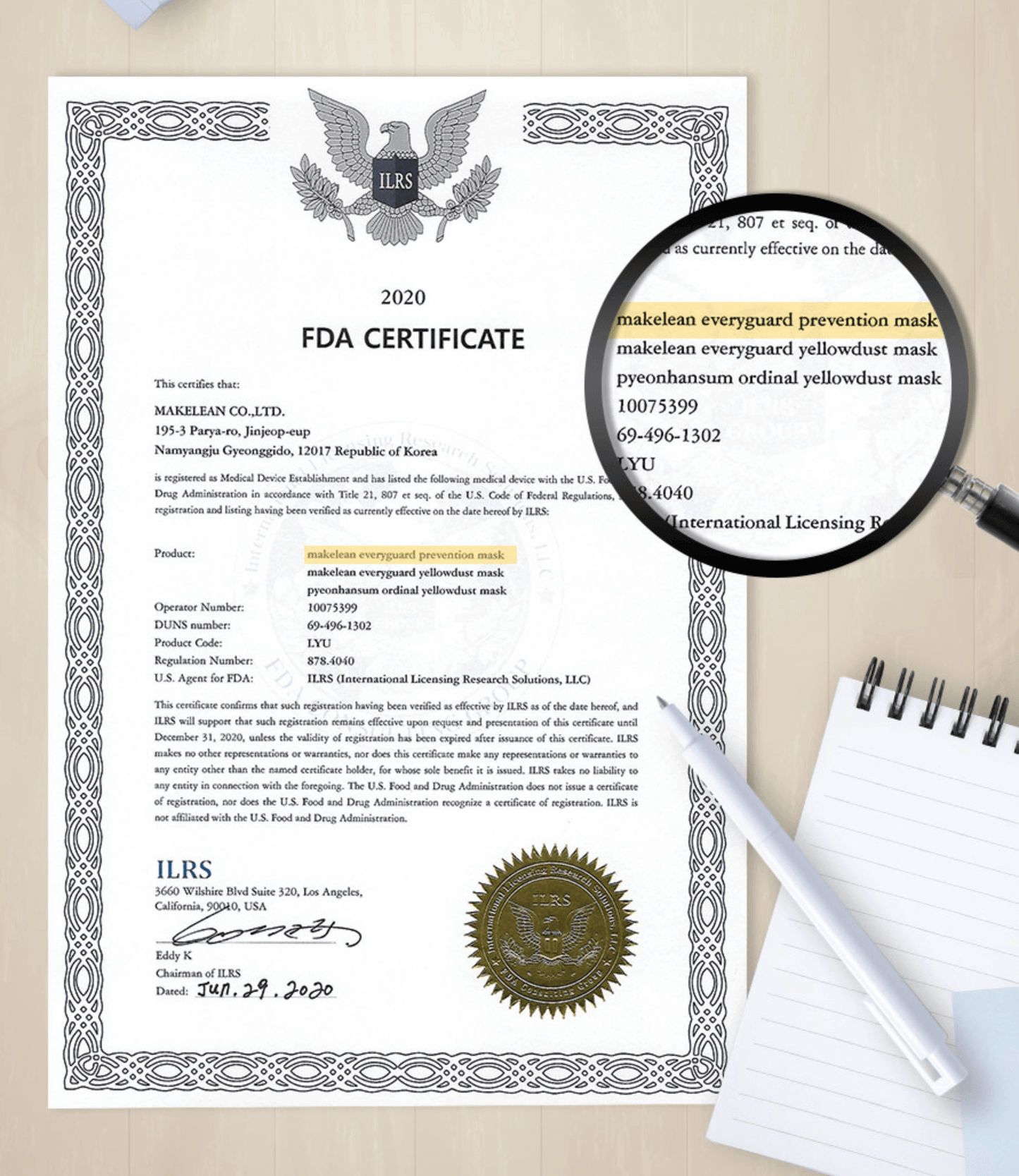 EVERYGUARD KF94 Black Face Mask 10 PCS 