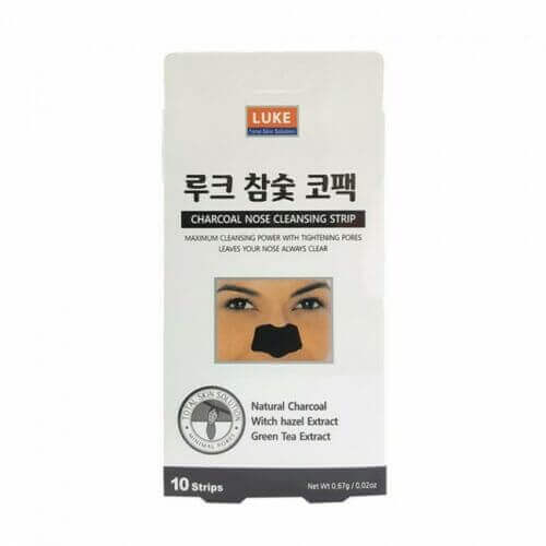 LUKE Charcoal Nose Cleansing Strip 10 Pack 