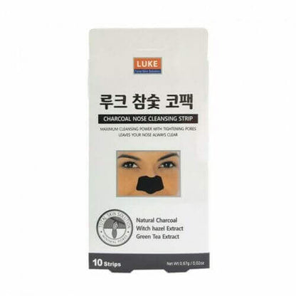 LUKE Charcoal Nose Cleansing Strip 10 Pack 
